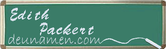 Edith Packert Visitenkarte